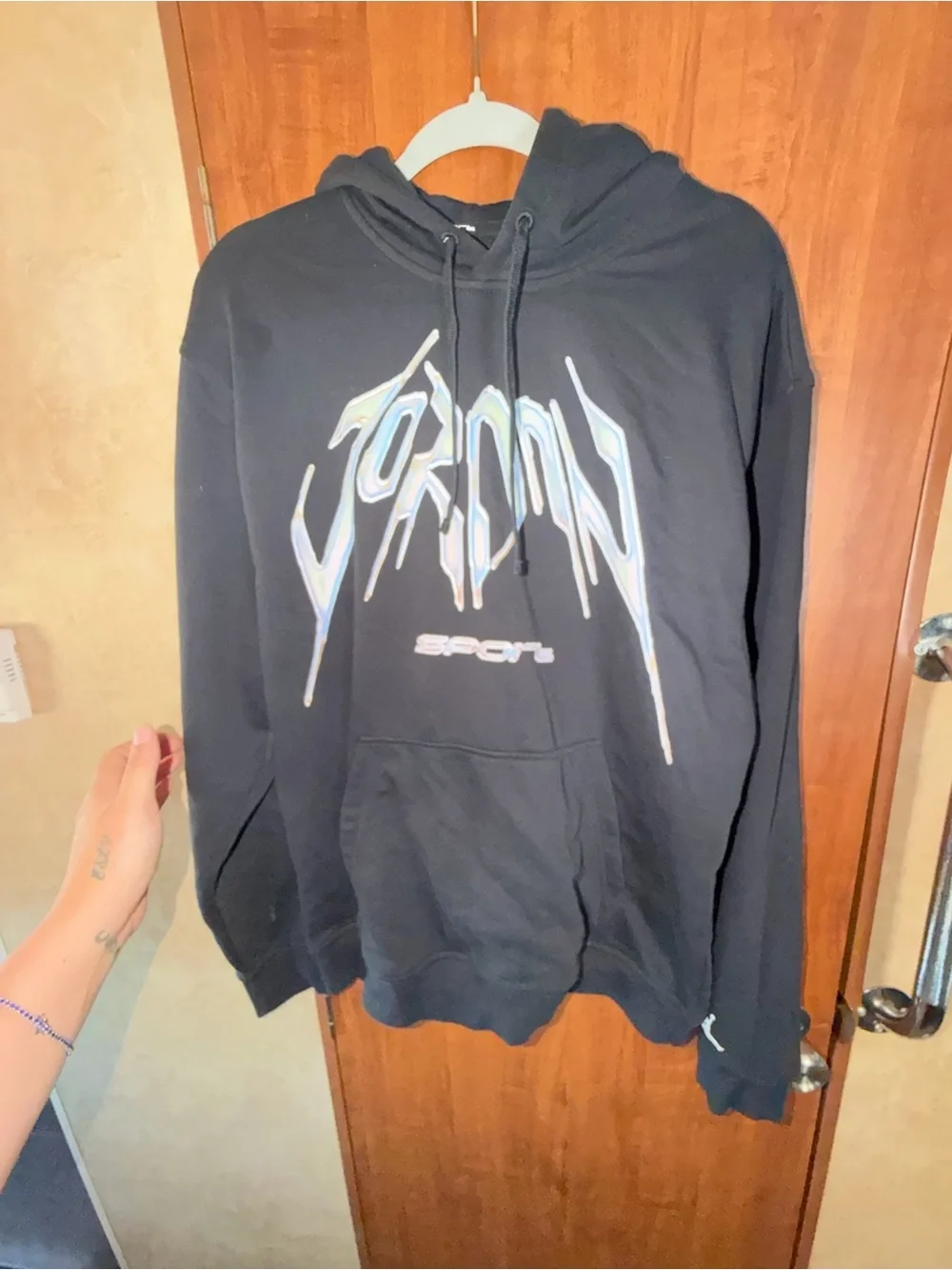 Jordan Dri- Fit Black Hoodie Sport Size M